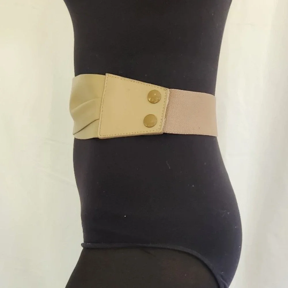 80s Faux‎ Leather Waist Belt